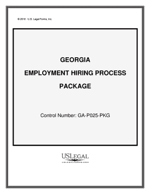 Georgia Employment Form