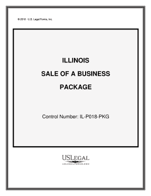 Illinois Sale of a Business Package  Form