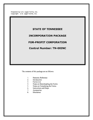 Tennessee Corporation  Form