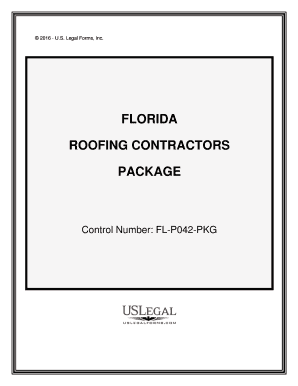 Roofing Form Package