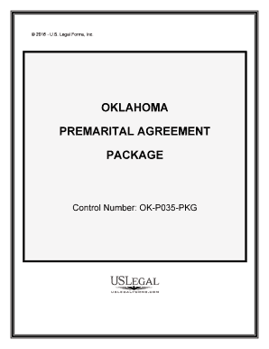 Oklahoma Premarital  Form