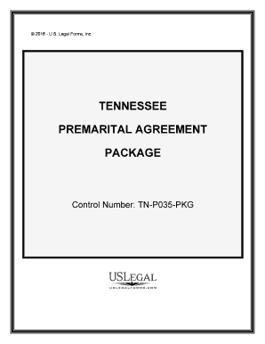 Tennessee Premarital  Form