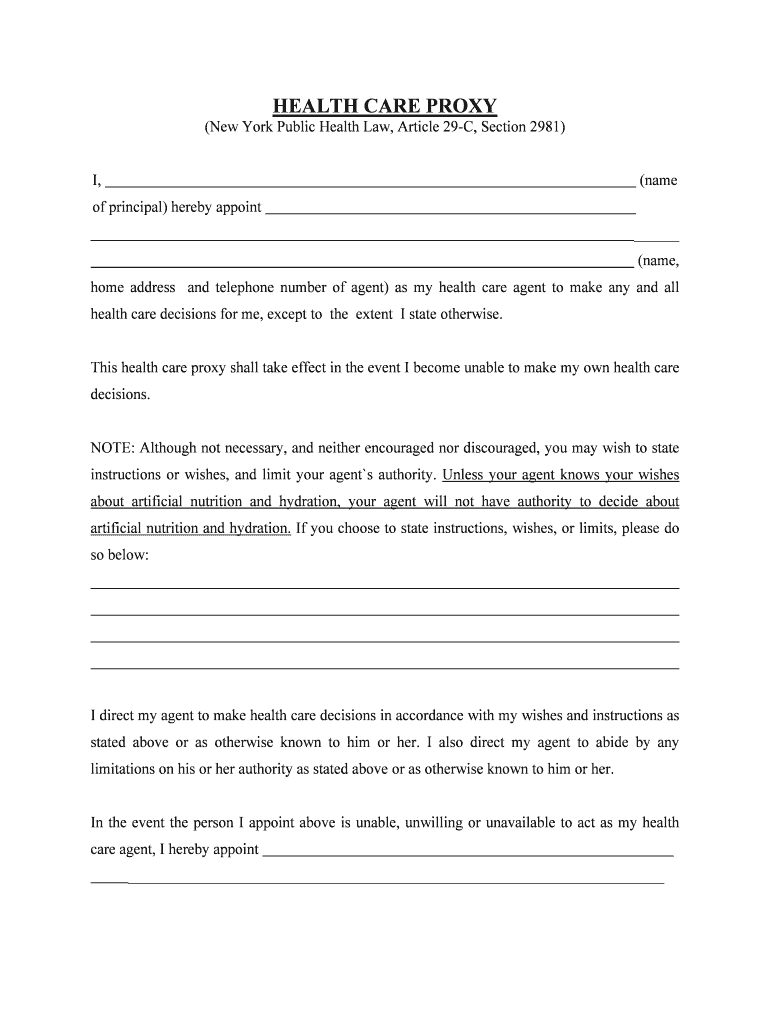 new-york-health-care-proxy-health-care-decisions-statutory-form-including-living-will-provisions