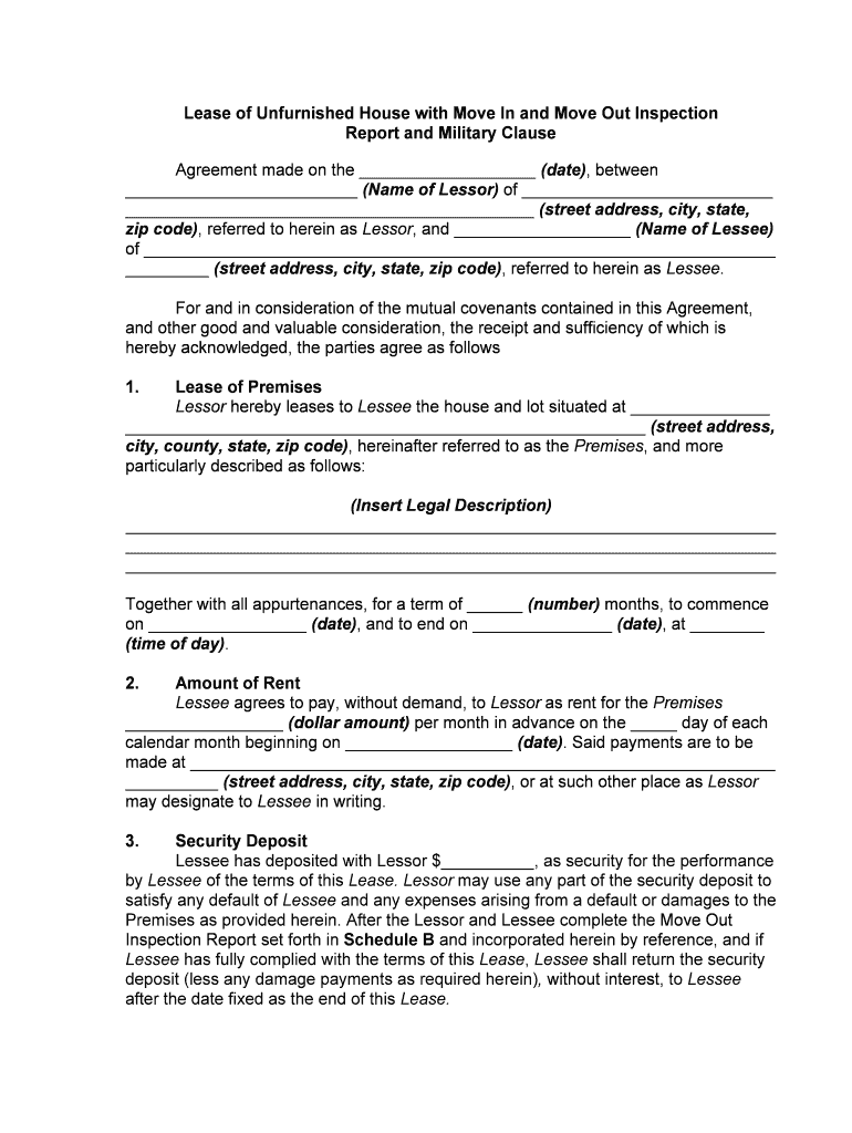 Move Inspection  Form