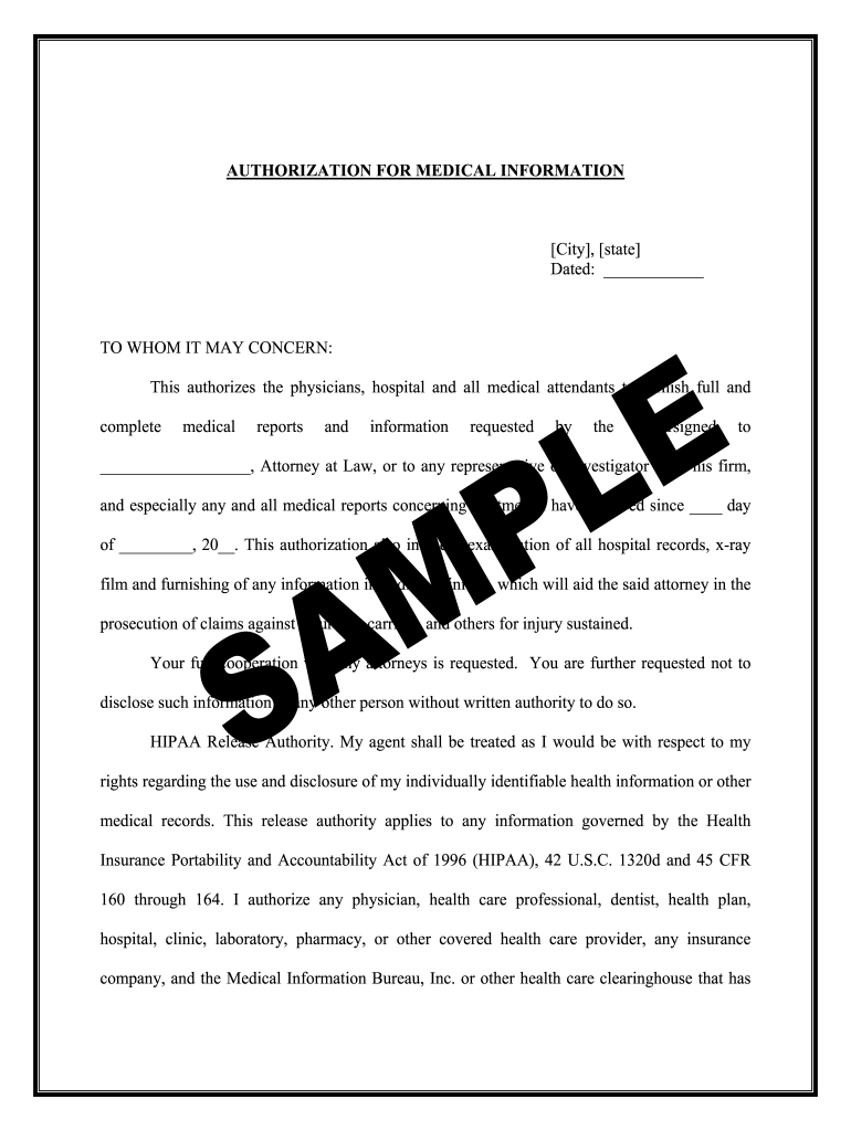 Medical Records Request & Authorization Phoenix Children's Hospital Form