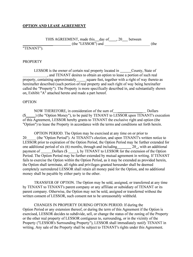 Commercial Real Estate  Form