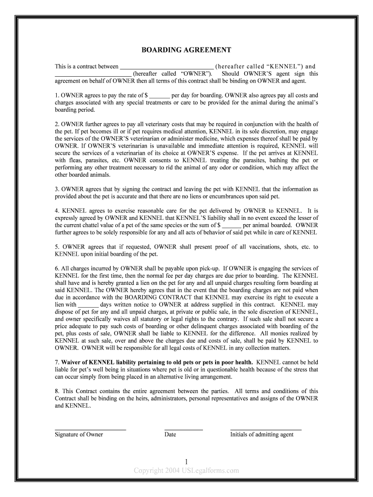 Printable Boarding Release Forms Free Printable Forms Free Online