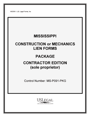 Mississippi Mechanics  Form