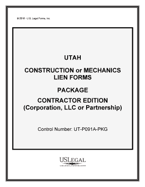 Ut Corporation  Form