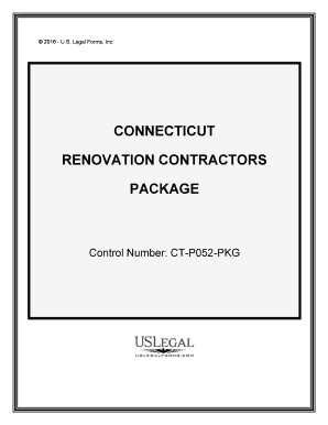 Connecticut Contractor  Form