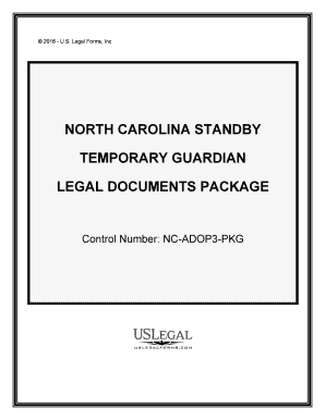 North Carolina Standby  Form