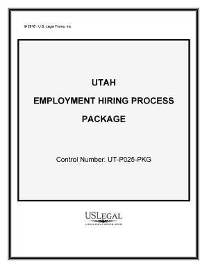 Utah Process  Form