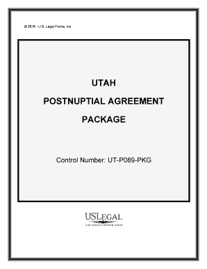Utah Agreement Form