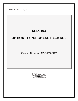 Arizona Option  Form