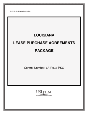 Louisiana Purchase Form