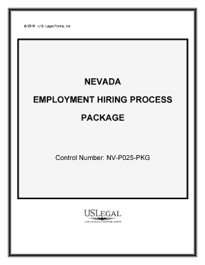 Nevada Process  Form