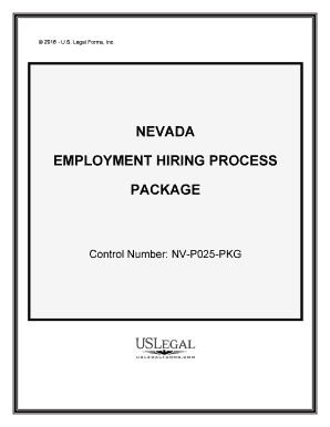 Nevada Process Form