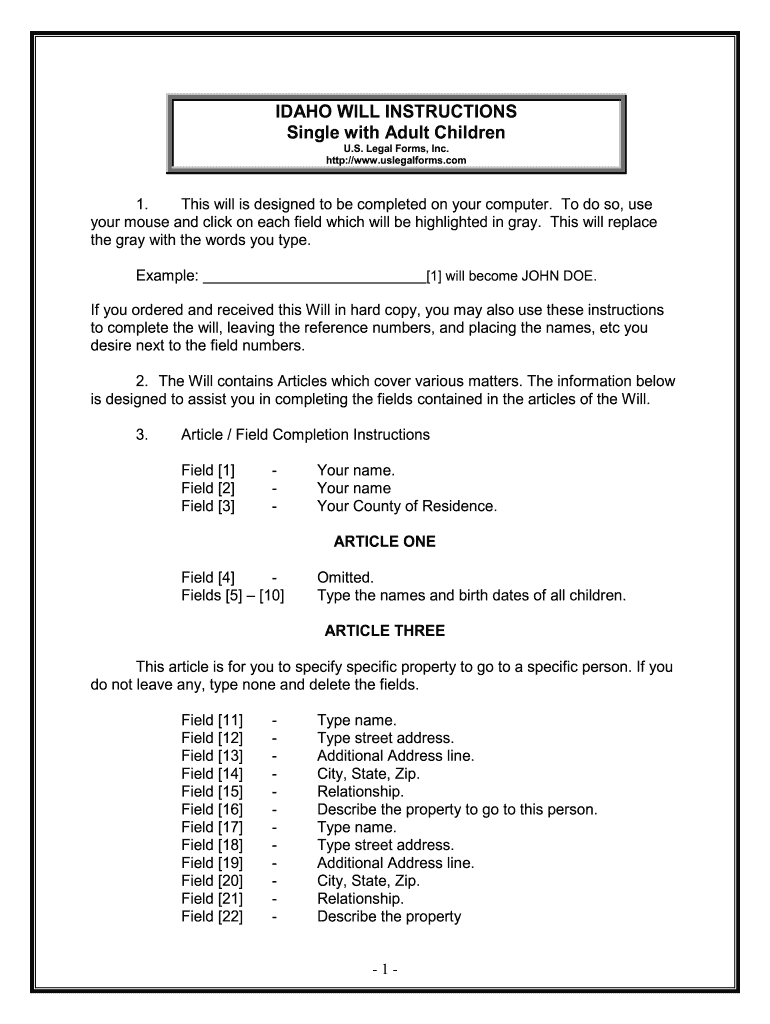 Fill and Sign the Field 12 Form