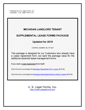 MICHIGAN LANDLORD TENANT  Form