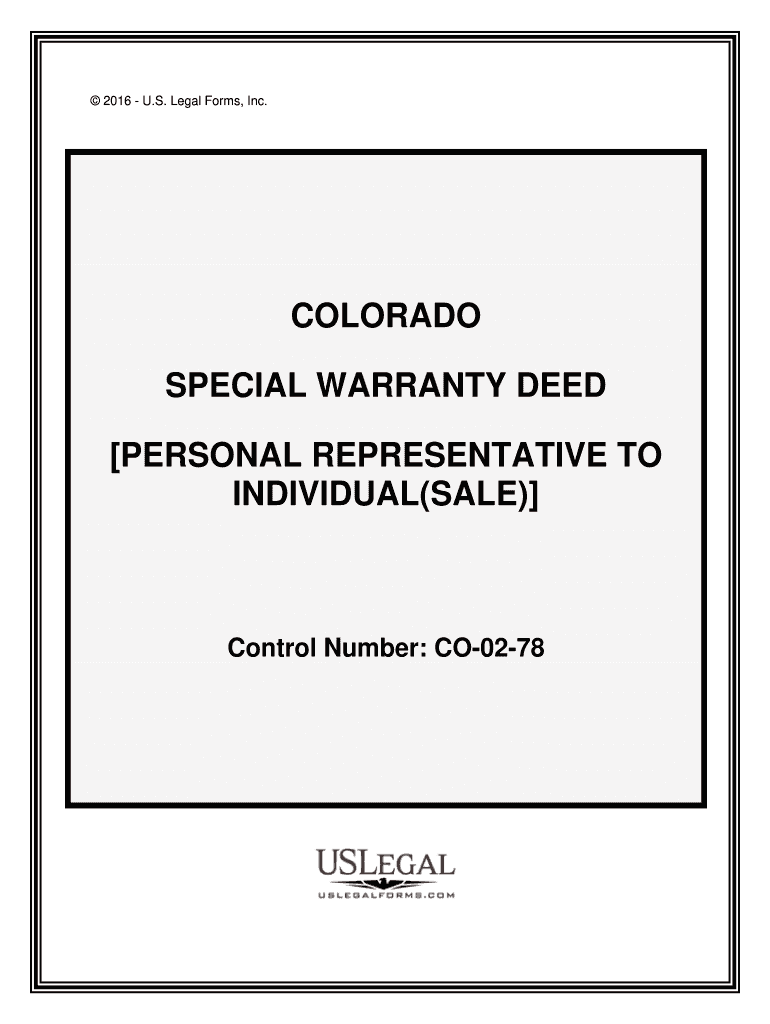 Colorado Real Estate Deed Forms  Fill in the Blank  Deeds Com
