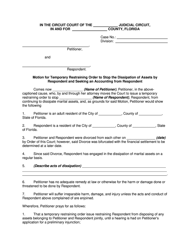 Complaint, Petition, or DeclarationTo Declare Resulting Trust in Property Purchased by Husband with Wife's Separate FundsSeeking  Form