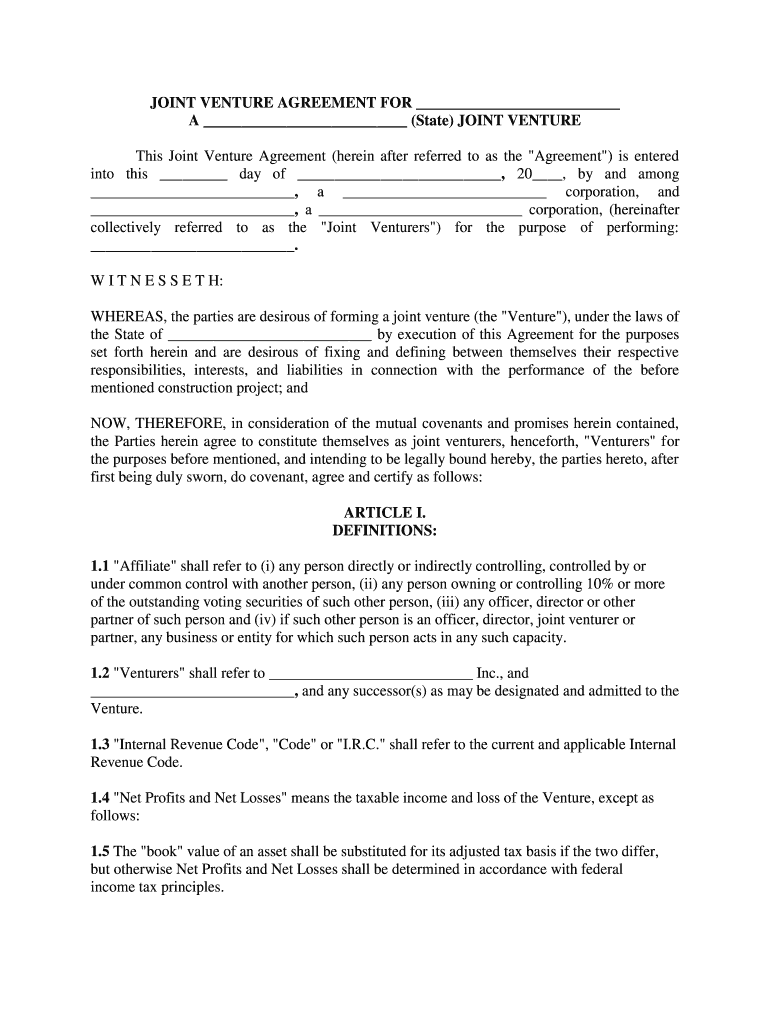 Fill and Sign the Exploration Agreement with Option for Joint Venture Secgov Form