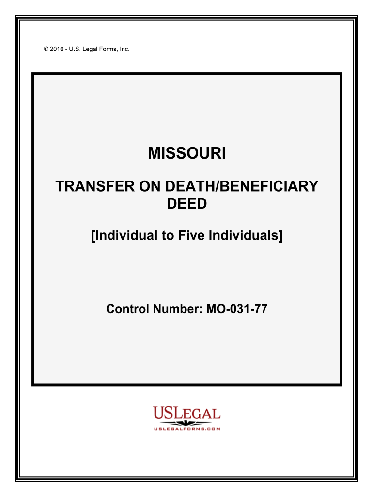 Transfer on Death Deed Todd  AARP  Form