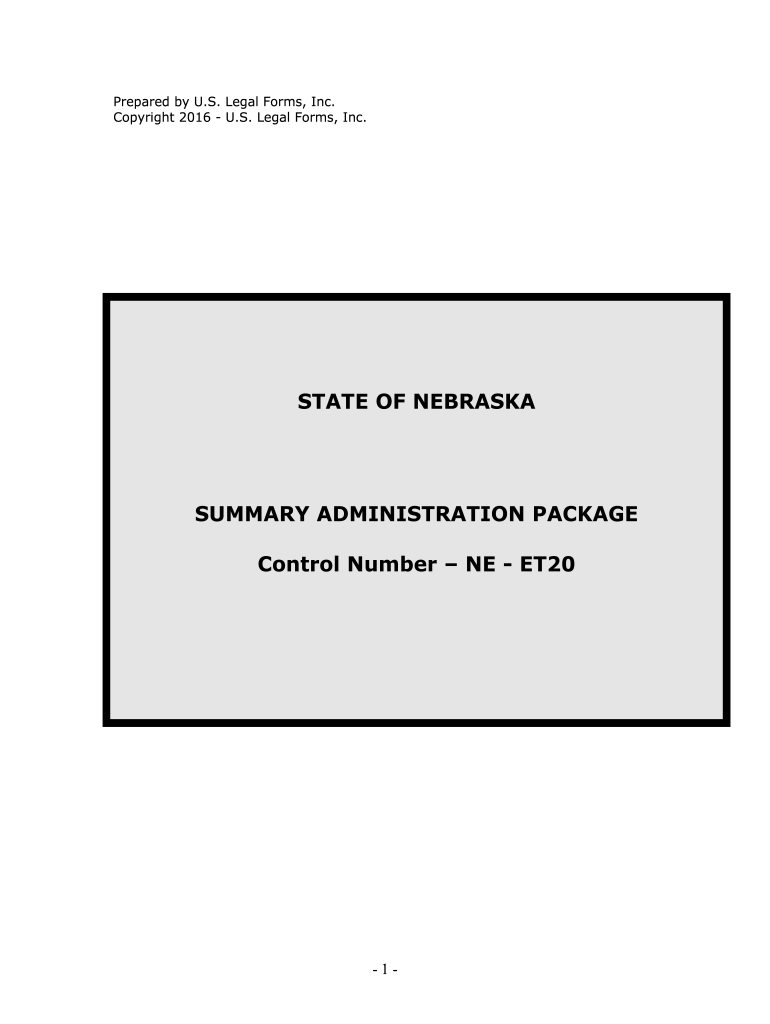 Fill and Sign the Control Number Ne Et20 Form