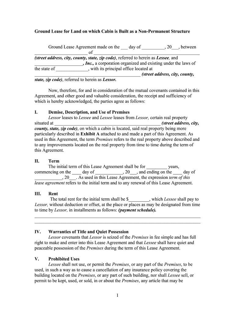 Fill and Sign the What is a Ground Leasehome Guidessf Gate Form