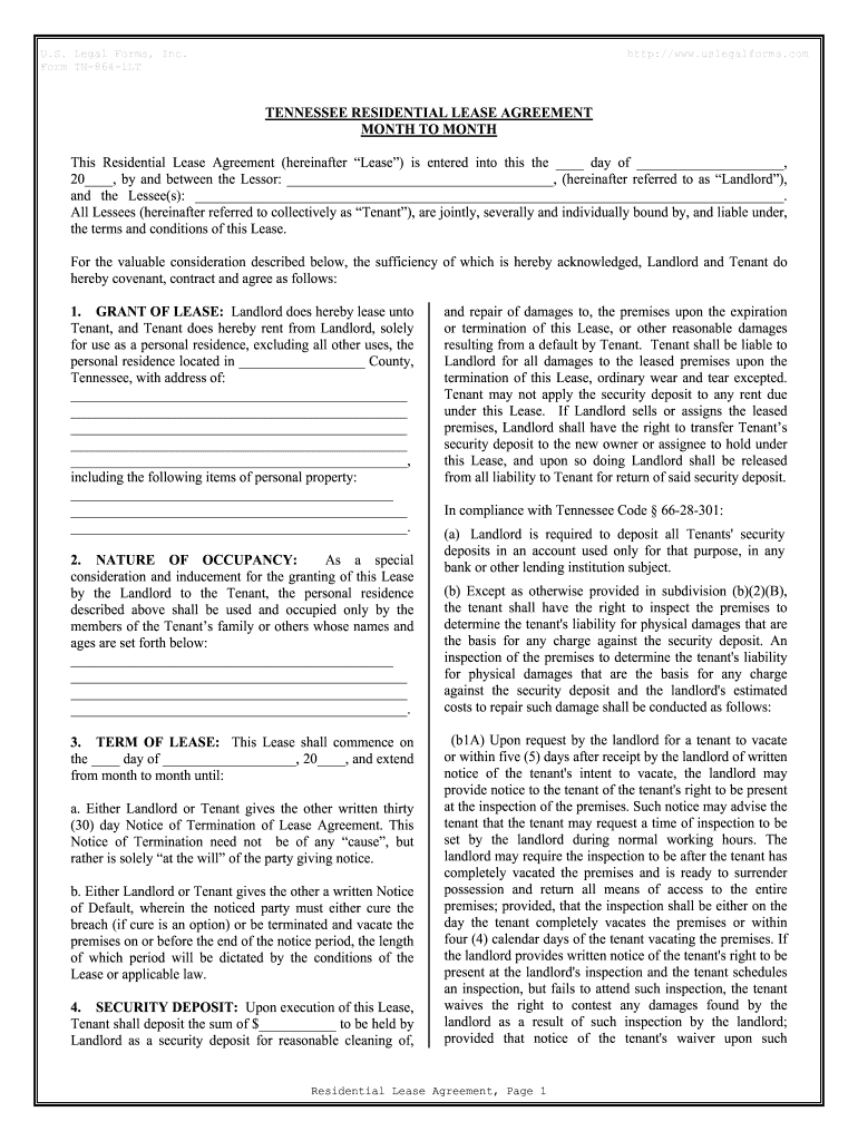 Form TN 864 1LT