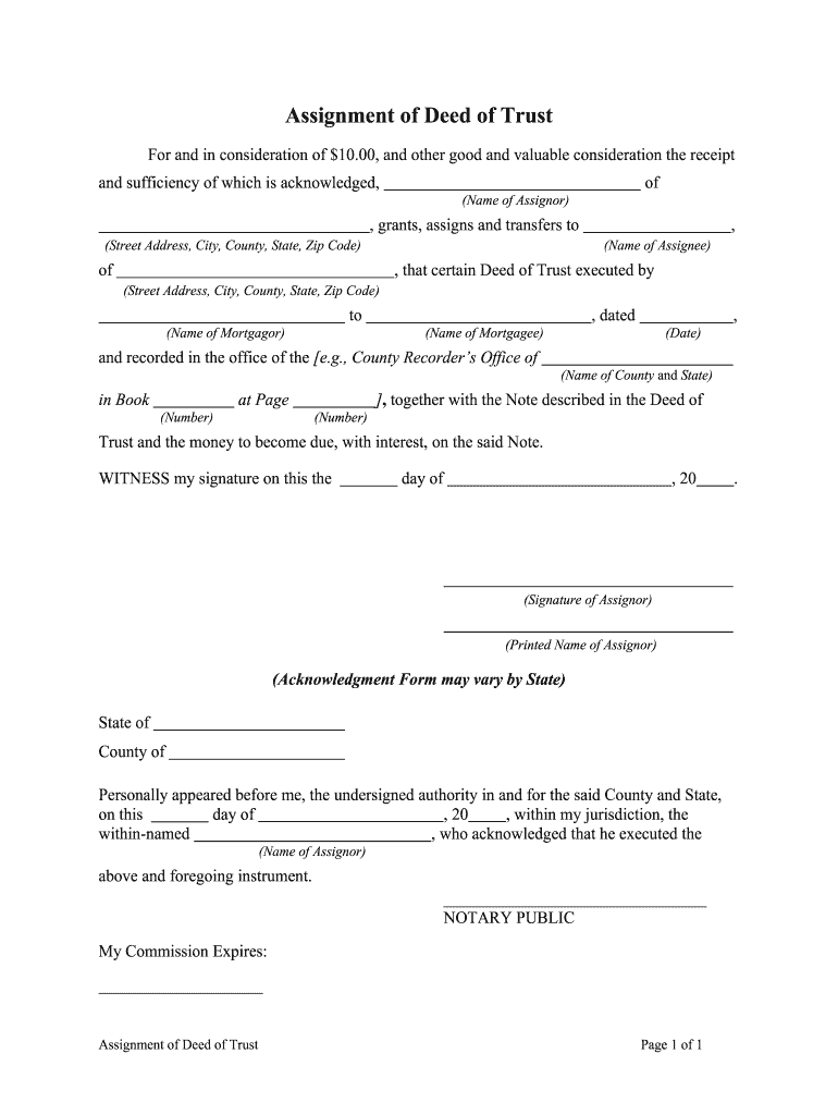 Fill and Sign the For and in Consideration of 10 Form