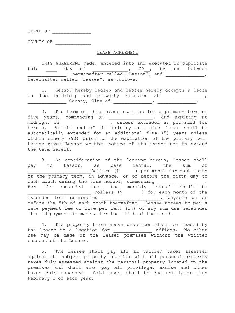 Memorandum of Lease  Stewart Title  Form