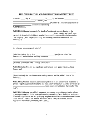 Easement Deed Form