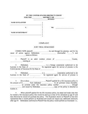 Deceptive Trade Practices  Form