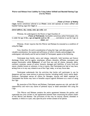 Waiver Batting  Form