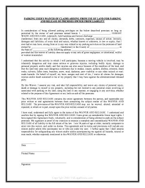 Liability Premises  Form