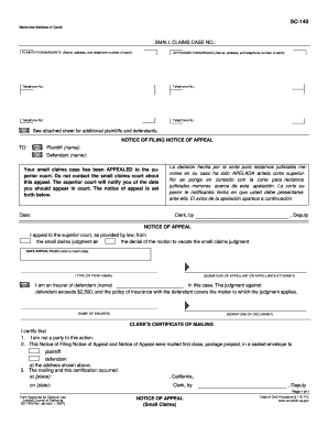 Sc 140 Form