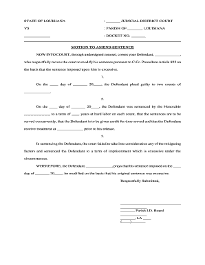 Sentencing  Form