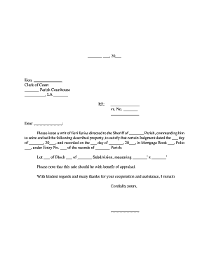 Louisiana Court Form