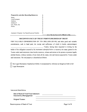 Indenture Trustee  Form