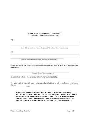 Ohio Revised Code  Form