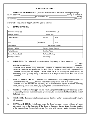 Texas Contractor  Form