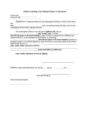 Attestation Form