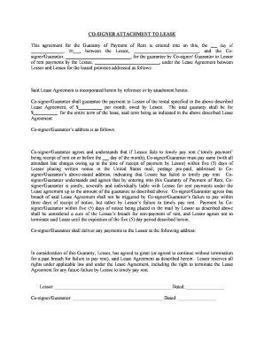 North Carolina Guarantor  Form