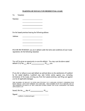 Ohio Residential Form