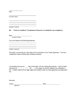 Tenant Landlord Form