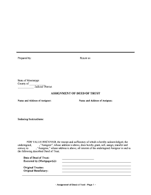 Original Trustee  Form
