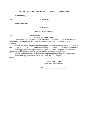 Mississippi Rule of Civil Procedure 4h Casetext  Form