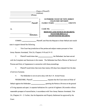 How to Ask the Court to ChangeEnforce an Order in Your NJ Courts  Form