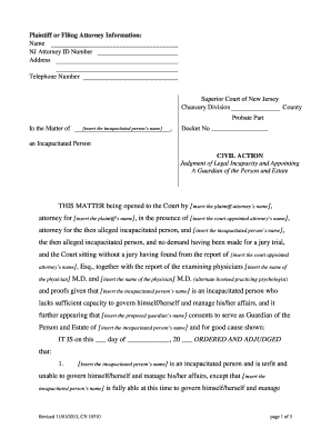 Rule 1 5 Service and Filing of Papers NJ Courts  Form